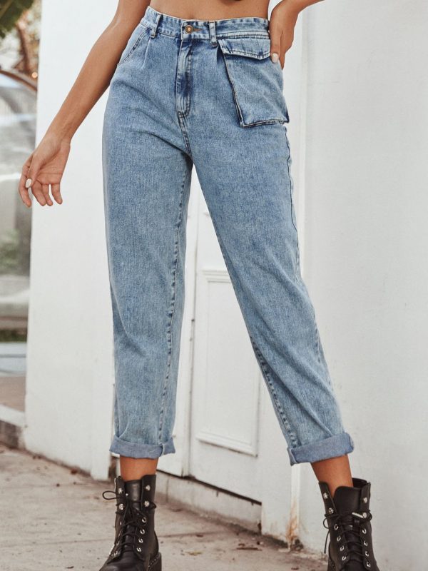 side pocket jeans