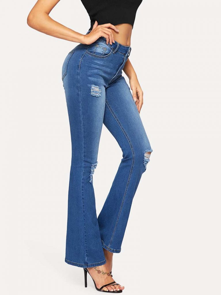 mid waist jeans